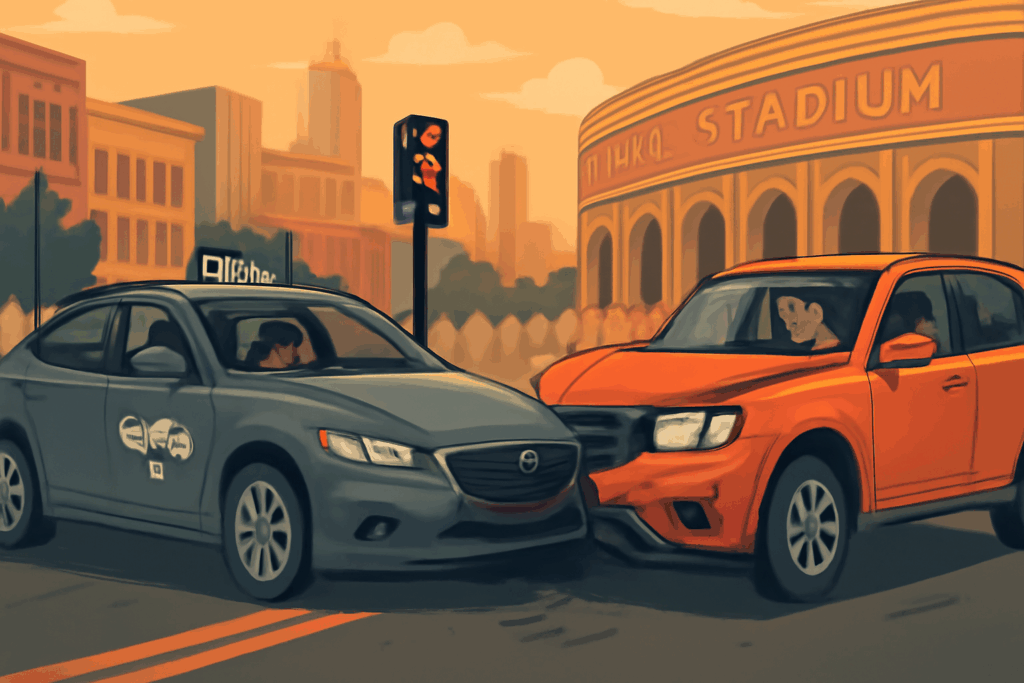 SEC Football Weekend Rideshare Crashes in Midtown and The Battery: Who Pays What When Multiple Insurers Are Involved