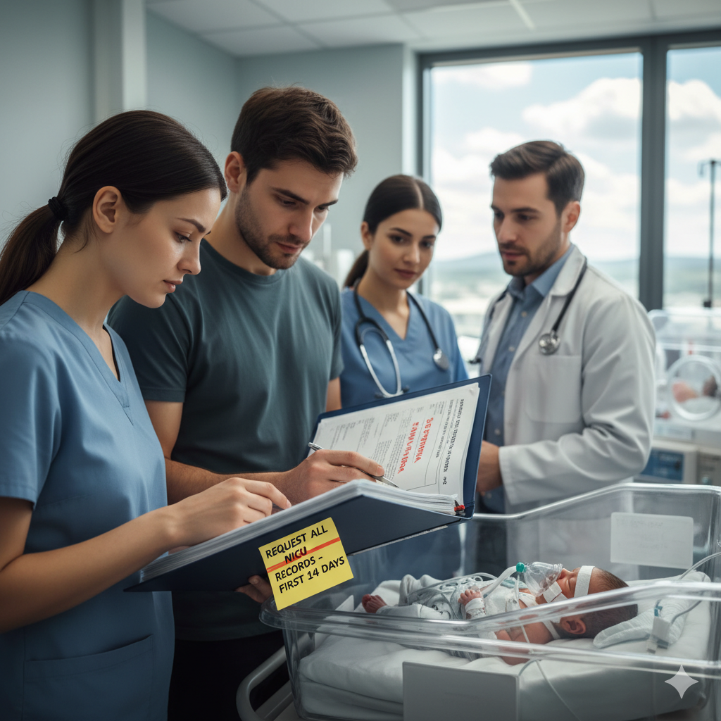 Suspected Hypoxia at Birth in Georgia: The Exact NICU Records Parents Should Request in the First 14 Days