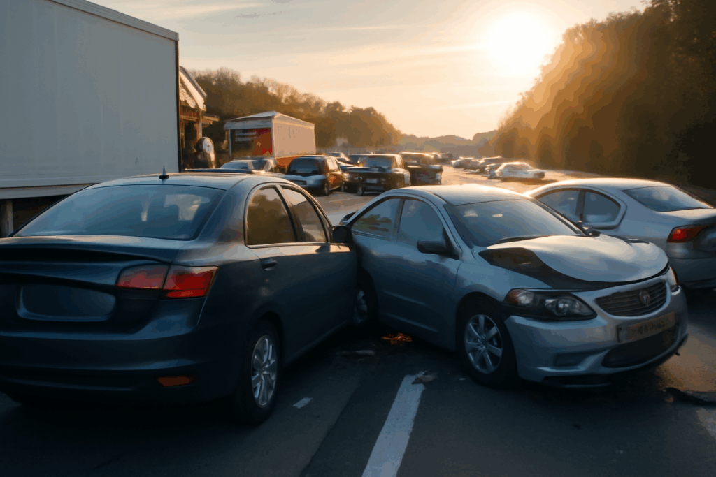 Holiday Week Pileups: How Comparative Fault Works When Multiple Cars Are Blamed