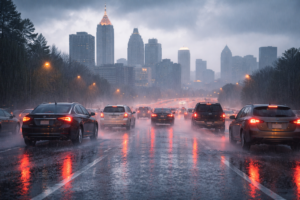 Why Car Accident Claims Often Increase During Atlanta’s Spring Rainstorms