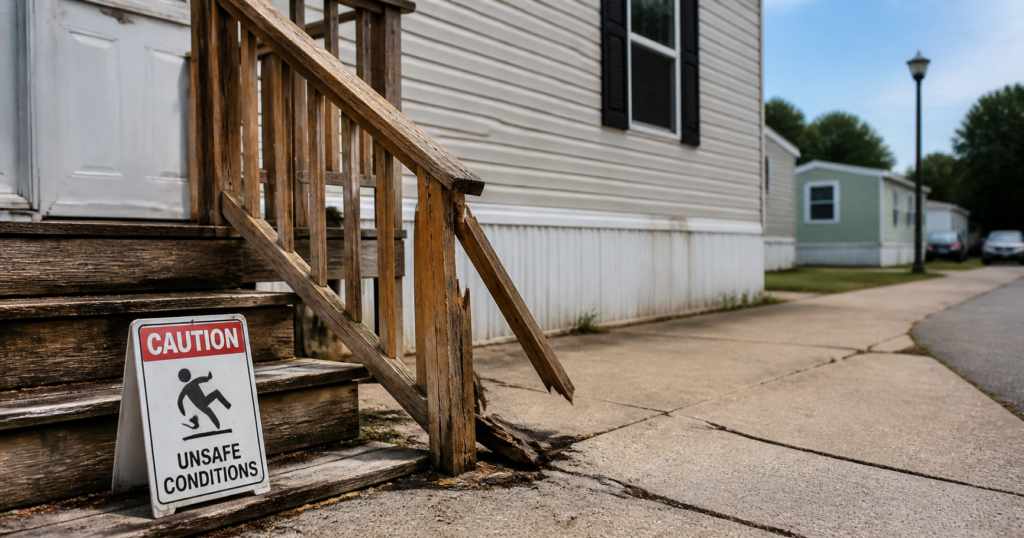 How Maintenance Failures in Mobile Home Communities Lead to Serious Injury Lawsuits in Georgia